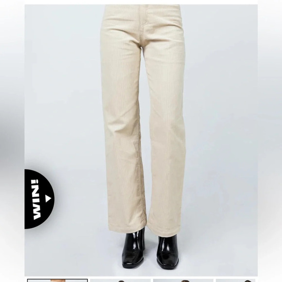 Princess Polly UPTOWN CORD PANT BEIGE size 8 - Picture 14 of 16